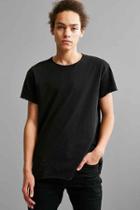Urban Outfitters Franklin Wide Neck Tee,black,m