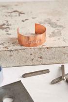 Urban Outfitters Darby Smart Metal Stamping Bracelet Kit,copper,one Size