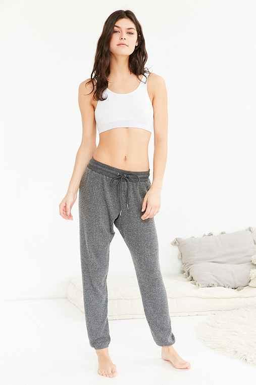Urban Outfitters Out From Under Cozy Thermal Jogger Pant,grey,s