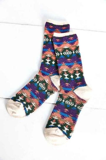 anonymous Ism Printed Sock,purple Multi,one Size