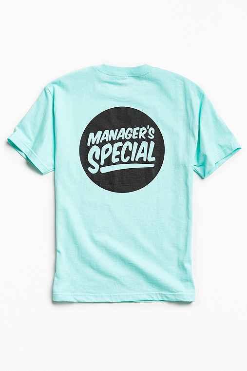 Urban Outfitters Manager's Special Logo Tee,mint,l