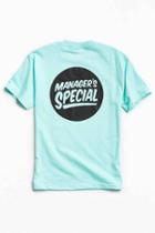 Urban Outfitters Manager's Special Logo Tee,mint,l