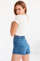 Urban Outfitters Wrangler Pin-up Rainbow Patch Denim Short