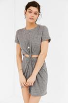 Urban Outfitters Honey Punch Knot-front T-shirt Dress