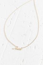 Urban Outfitters Zodiac Nameplate Necklace