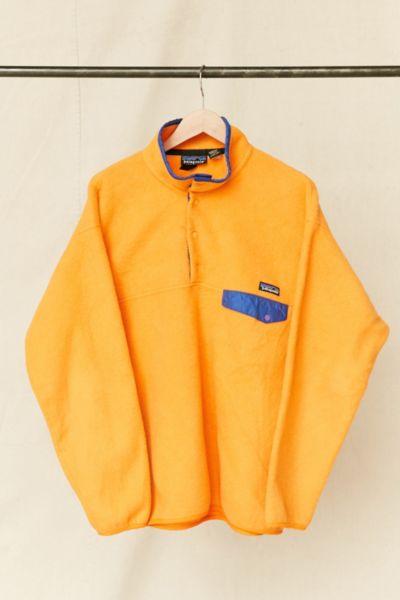 Urban Outfitters Vintage Patagonia Orange Fleece Pullover Jacket