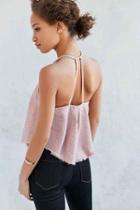 Urban Outfitters Bdg Railroad Striped Tank Top,red Multi,xs