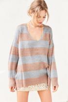 Bdg Stripe Oversized Pullover Sweater