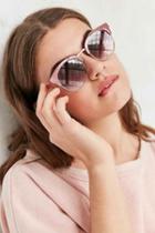 Urban Outfitters Samantha Catmaster Sunglasses,mauve,one Size