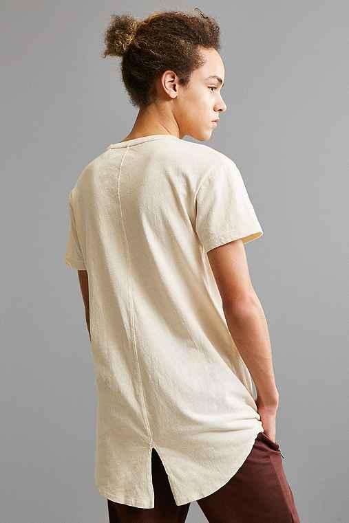 Urban Outfitters Flint Fishtail Tee,cream,l
