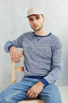 Urban Outfitters Native Youth Marled Sweater,blue,m