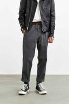 Urban Outfitters Uo Elastic Waist Brushed Menswear Pant,charcoal,l