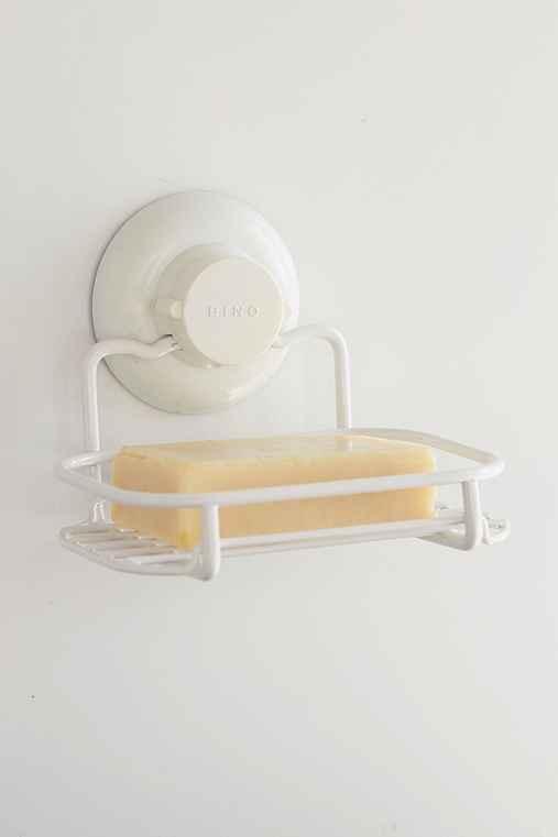Urban Outfitters Bino Suction Cup Soap Dish,white,s