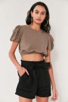 Urban Outfitters Bdg Taurus Rising Padded Shoulder Top