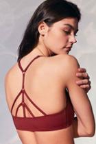 Urban Outfitters Out From Under High Neck Solid Bikini Top,rust,l
