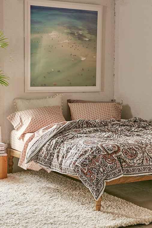 Urban Outfitters Plum & Bow Juniper Scarf Medallion Snooze Set,rust,twin Xl