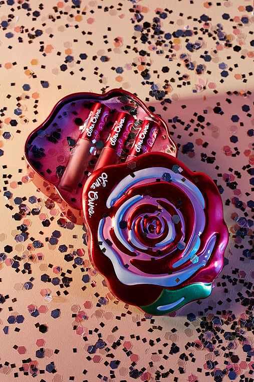 Urban Outfitters Lime Crime Mini Velvetine Matte Lipstick Box Set,red Rose,one Size