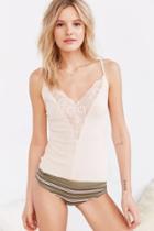 Urban Outfitters Out From Under Embroidered Ribbed Cami
