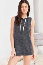 Urban Outfitters Project Social T X Out From Under Sleeveless Hoodie Sweatshirt,grey,s