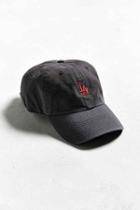 Urban Outfitters '47 Brand La Micro Logo Baseball Hat,dark Grey,one Size