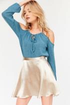 Urban Outfitters Kimchi Blue Alessandra Cold Shoulder Sweater