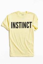 Urban Outfitters Instinct Tee,yellow,xl