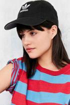Urban Outfitters Adidas Originals Relaxed Strapback Baseball Hat,black,one Size