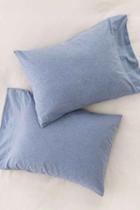 Urban Outfitters T-shirt Jersey Pillowcase Set,blue,one Size