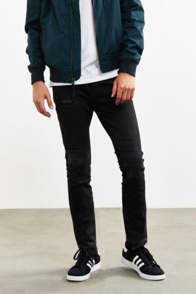 Urban Outfitters Neuw Layered Black Iggy Skinny Jean