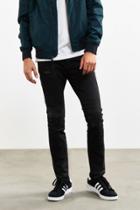 Urban Outfitters Neuw Layered Black Iggy Skinny Jean