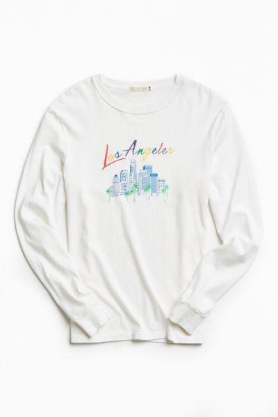 Urban Outfitters Los Angeles Embroidered Long Sleeve Tee