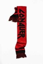 Urban Outfitters Conquer Scarf,red,one Size