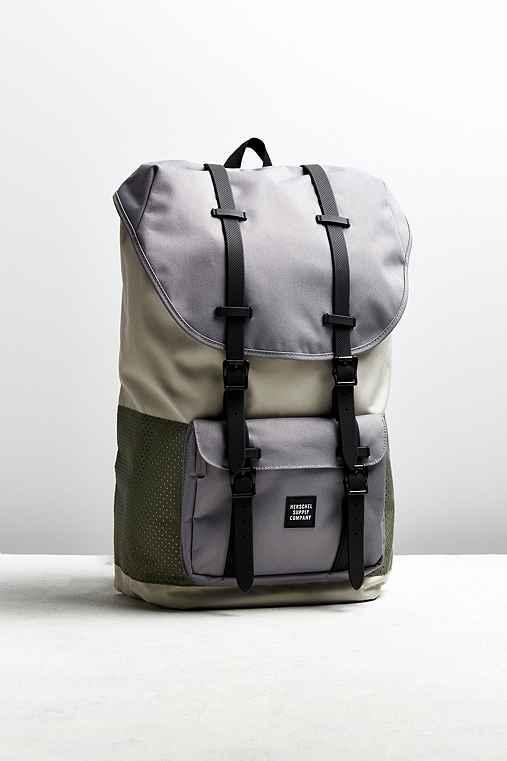 Urban Outfitters Herschel Supply Co. Little America Aspect Backpack,green Multi,one Size