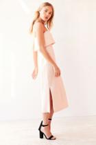 Urban Outfitters C/meo Collective Love Strapless Ruffle Midi Dress