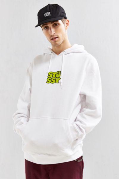 Urban Outfitters Stussy Compact Fleece Hoodie Sweatshirt
