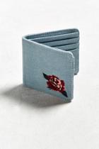 Urban Outfitters Uo Embroidered Bi-fold Wallet