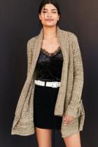 Urban Outfitters Bdg Ava Cozy Waffle Knit Cardigan