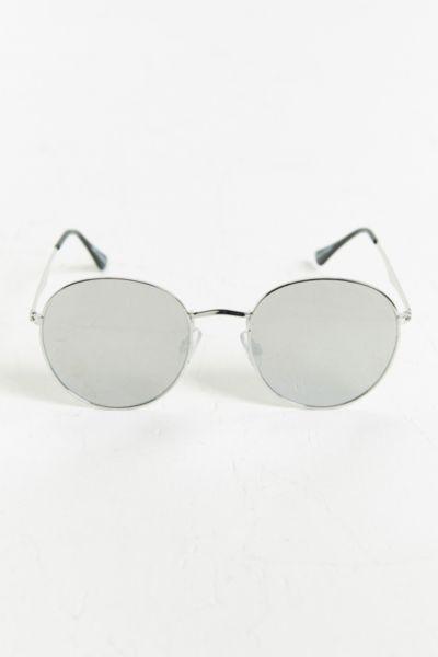 Urban Outfitters Metal Flat Lens Round Sunglasses