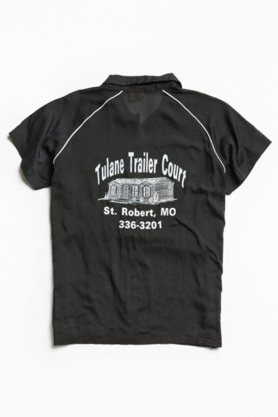 Urban Outfitters Vintage Vintage Tulane Trailer Bowling Shirt