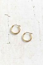 Urban Outfitters Modern Hoop Earring,gold,one Size