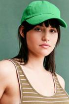 Urban Outfitters Color Wash Baseball Hat,green,one Size