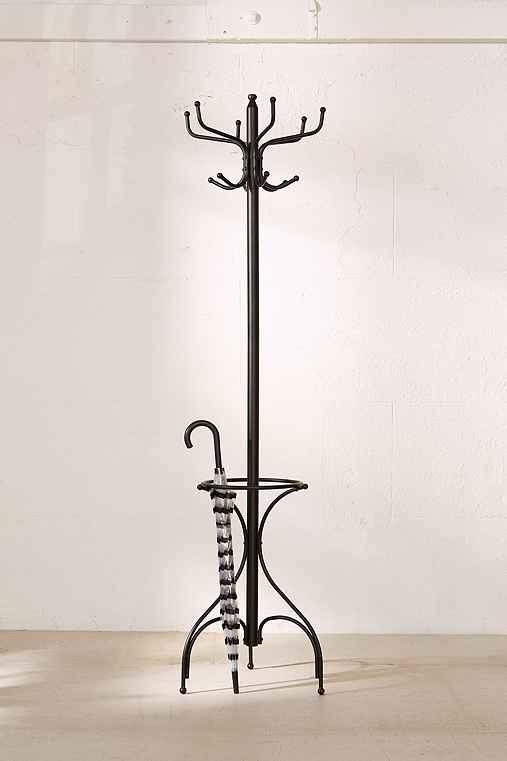 Urban Outfitters Coming And Going Coat Rack,black,one Size