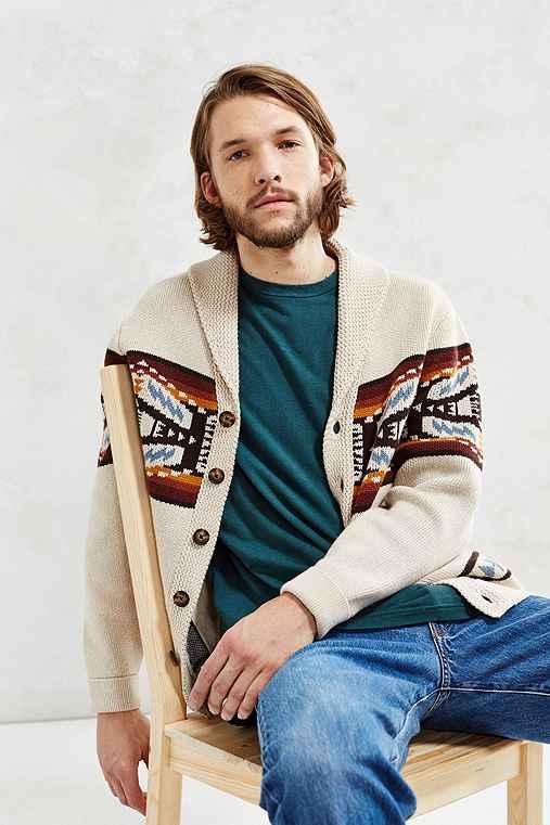 Urban Outfitters Pendleton Short Sands Cardigan,tan,m