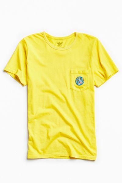 Urban Outfitters Mowgli Surf Party Animal Embroidered Pocket Tee