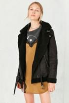 Urban Outfitters Silence + Noise Tough Hooded Aviator Jacket