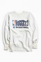 Urban Outfitters Vintage Champion Nba Denver Nuggets Crew Neck Sweatshirt