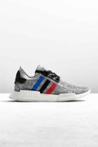 Urban Outfitters Adidas Nmd_r1 Primeknit Graphic Sneaker,white,13