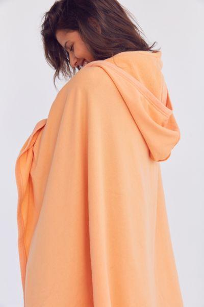 Urban Outfitters Beach Fleece Hooded Throw Blanket
