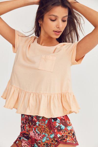 Truly Madly Deeply Babydoll Peplum Tee