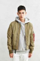 Urban Outfitters Alpha Industries L-2b Scout Bomber Jacket,taupe,l